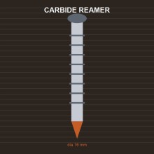 Carbide Reamer dia 16 mm Carbide Reamer dia 16 mm