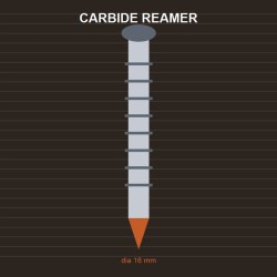 Carbide Reamer dia 16 mm Carbide Reamer dia 16 mm