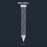 HSS Twist Drill dia 6 mm HSS Twist Drill dia 6 mm